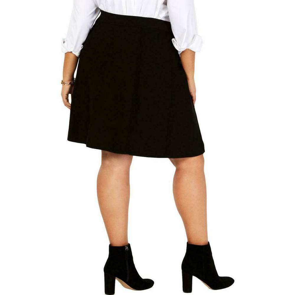 Tommy Hilfiger Black A-Line Skirt  NWT - Picture 2 of 4